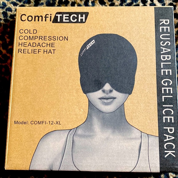 ComfiTech Cold Compression Headache Relief Hat - Picture 1 of 10